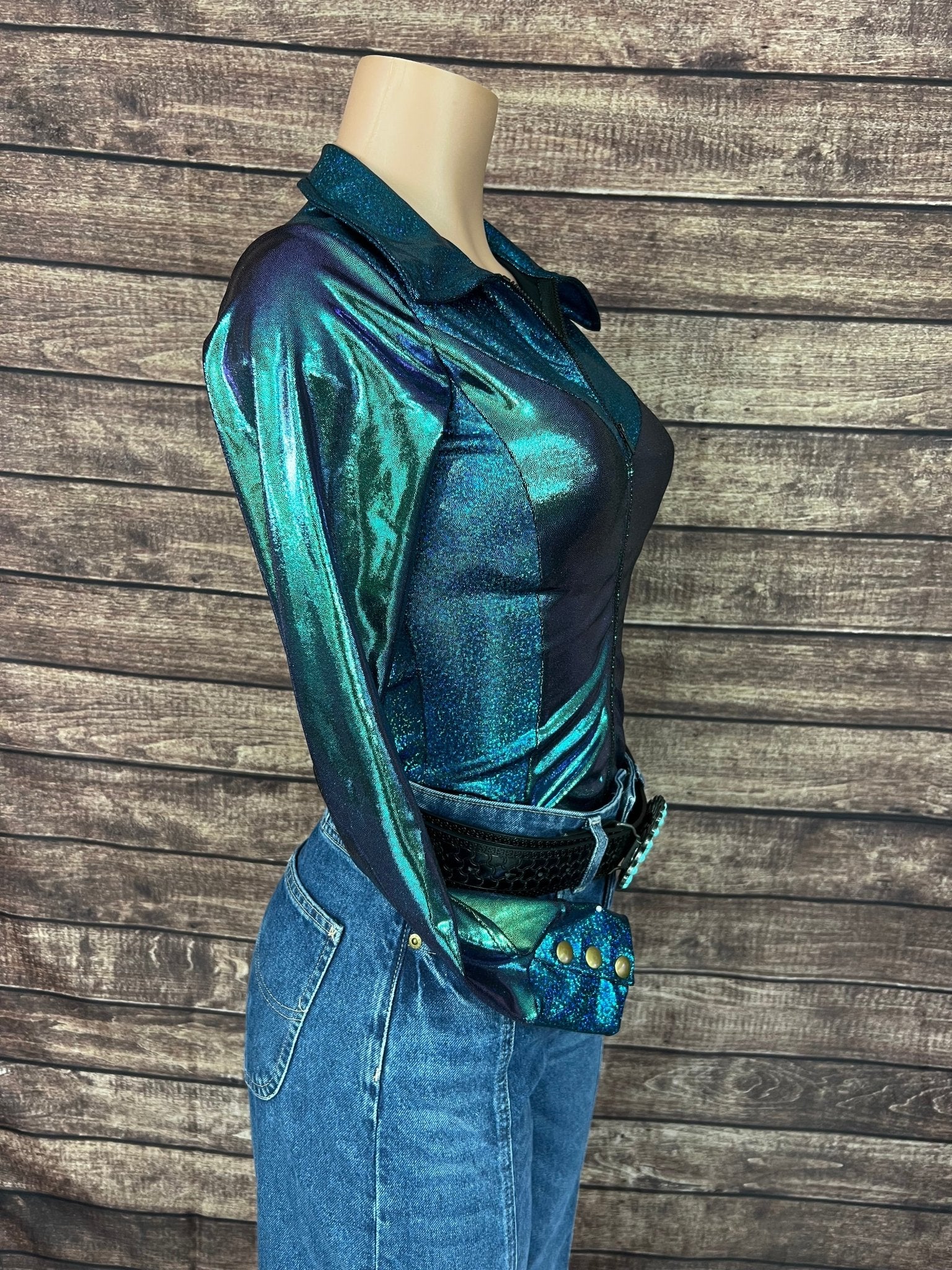 Durango Dusk Holographic Rodeo Shirt - Riverside Rodeo Shirts