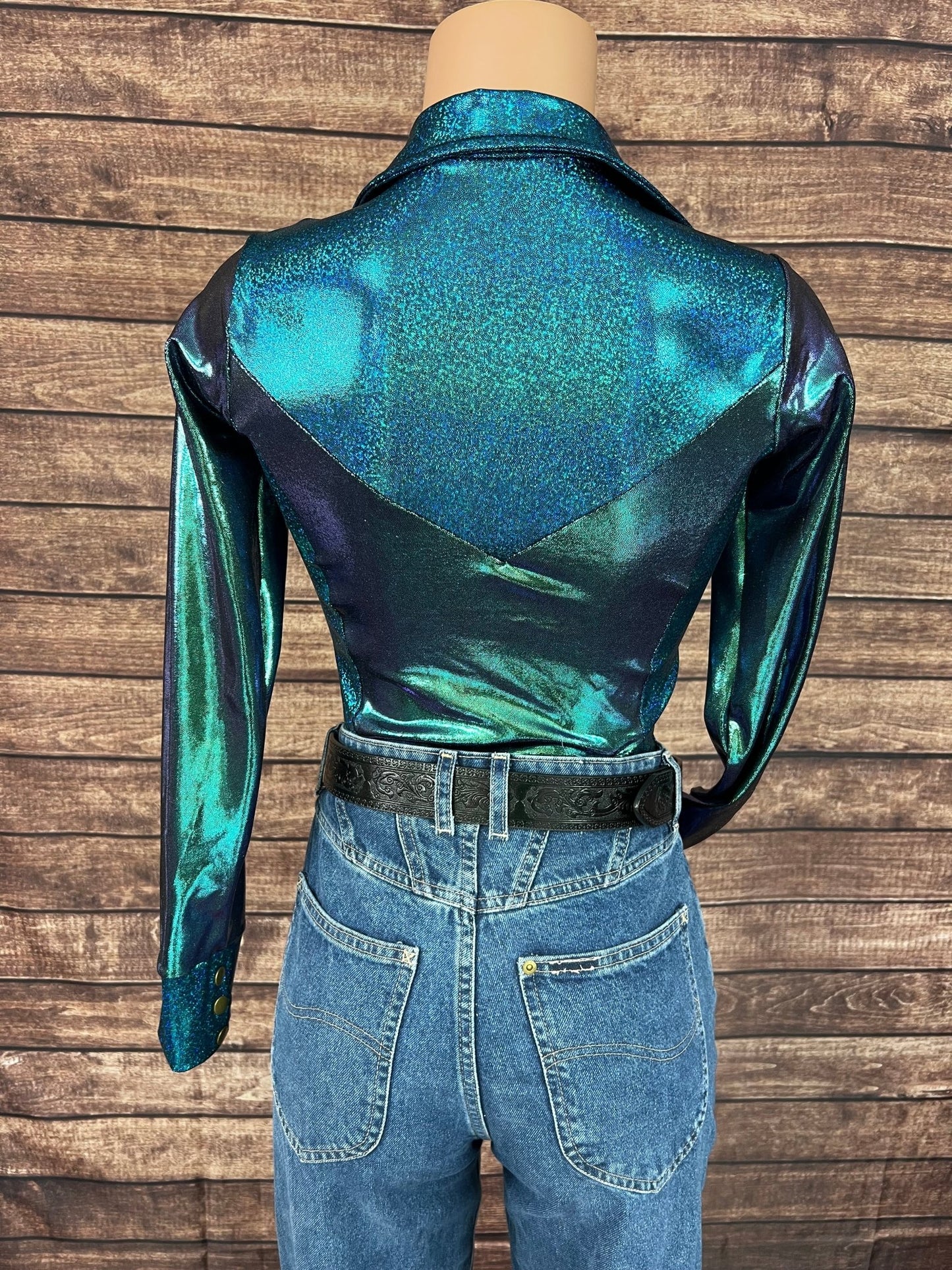 Durango Dusk Holographic Rodeo Shirt - Riverside Rodeo Shirts