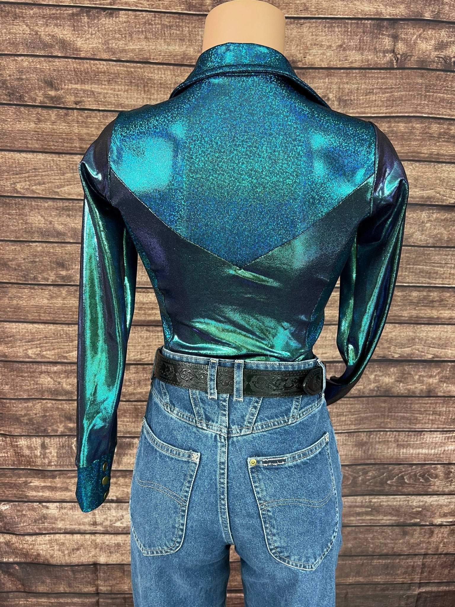 Durango Dusk Holographic Rodeo Shirt - Riverside Rodeo Shirts