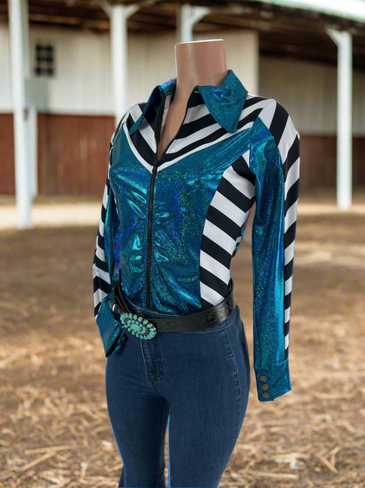 Fast Lane Chevron Rodeo Shirt - Riverside Rodeo Shirts
