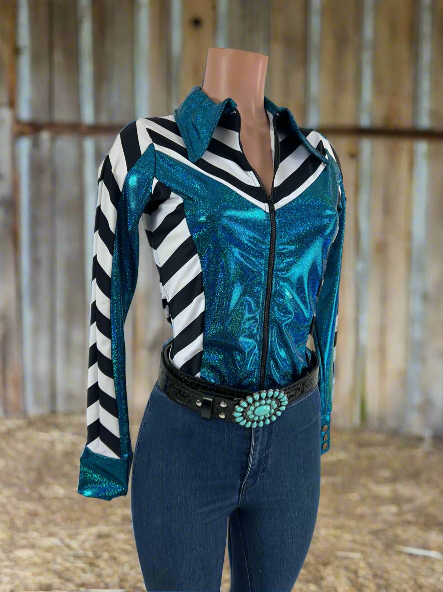 Fast Lane Chevron Rodeo Shirt - Riverside Rodeo Shirts