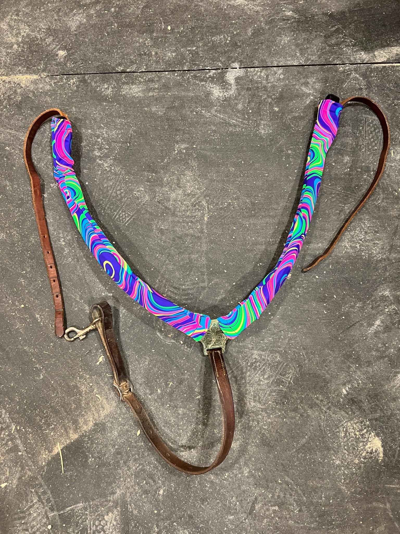Glow Worm Breast Collar Cover (Covers ONLY) - Riverside Rodeo Shirts