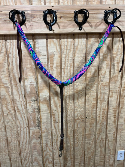 Glow Worm Breast Collar Cover (Covers ONLY) - Riverside Rodeo Shirts