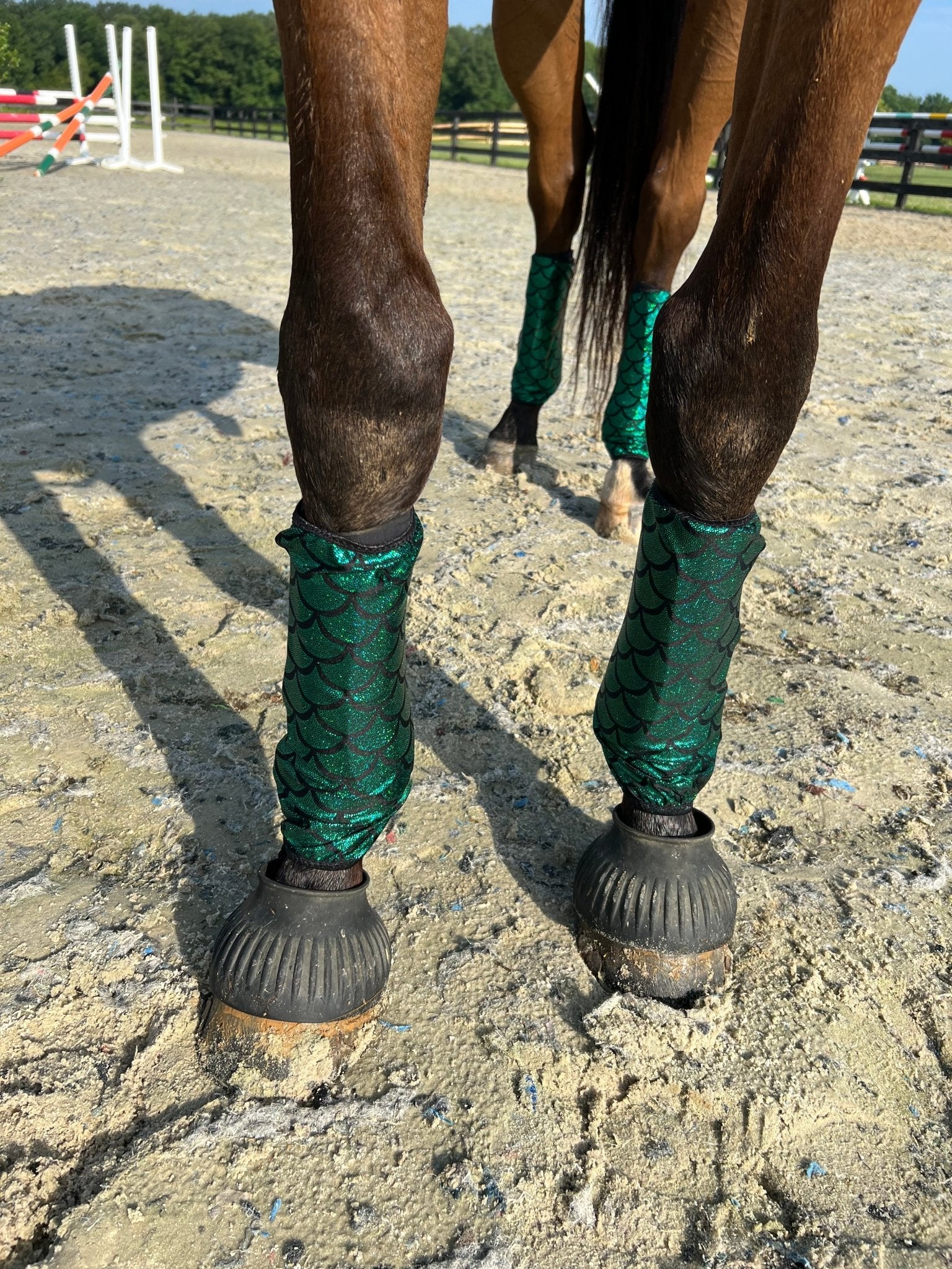 Green Dragon or Mermaid Scale Velcro Sportboot Covers (Covers Only, set of TWO) - Riverside Rodeo Shirts