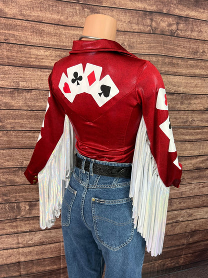 High Stakes Rodeo Shirt with Thunderbird Fringe - Riverside Rodeo Shirts