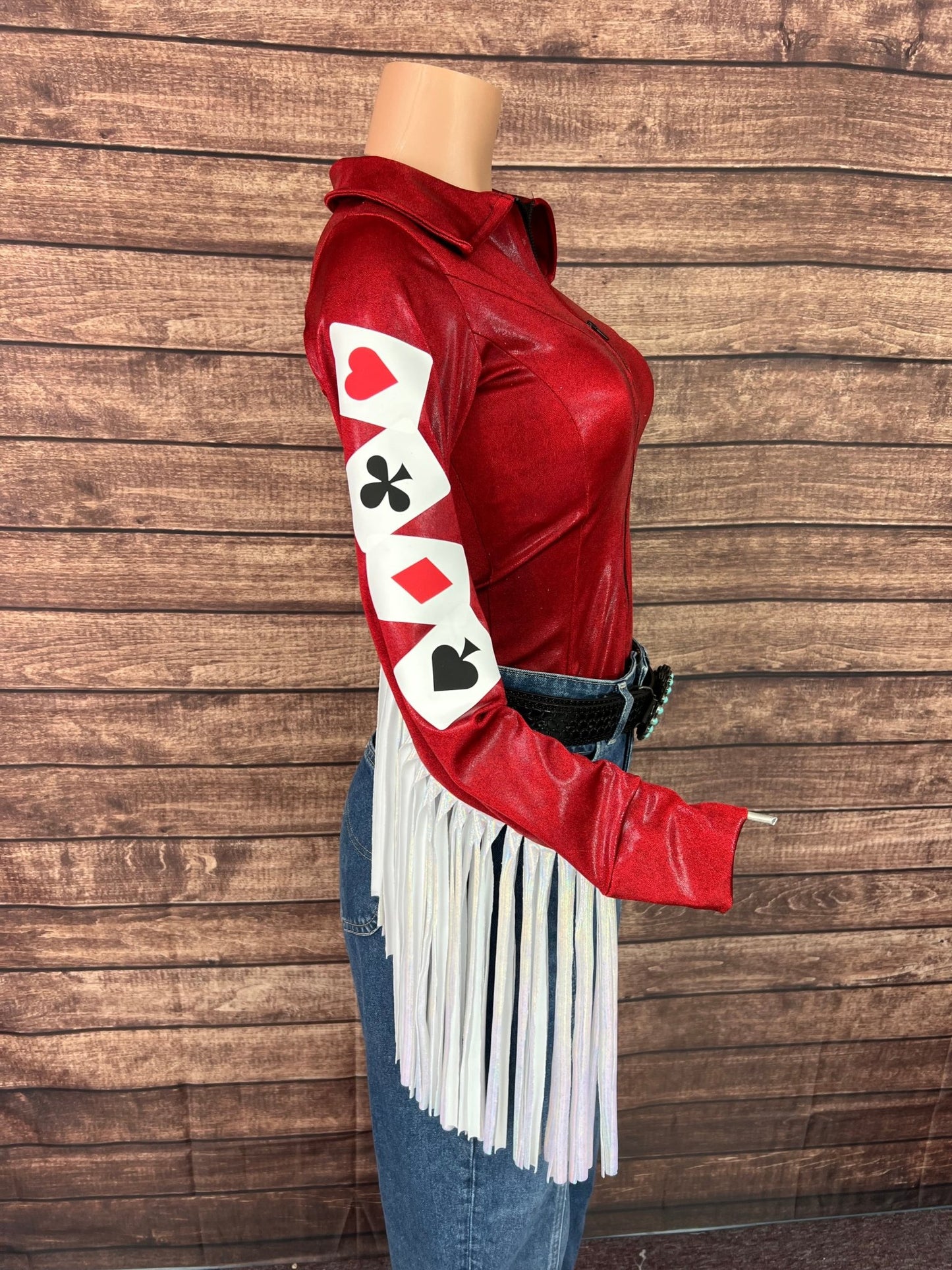 High Stakes Rodeo Shirt with Thunderbird Fringe - Riverside Rodeo Shirts