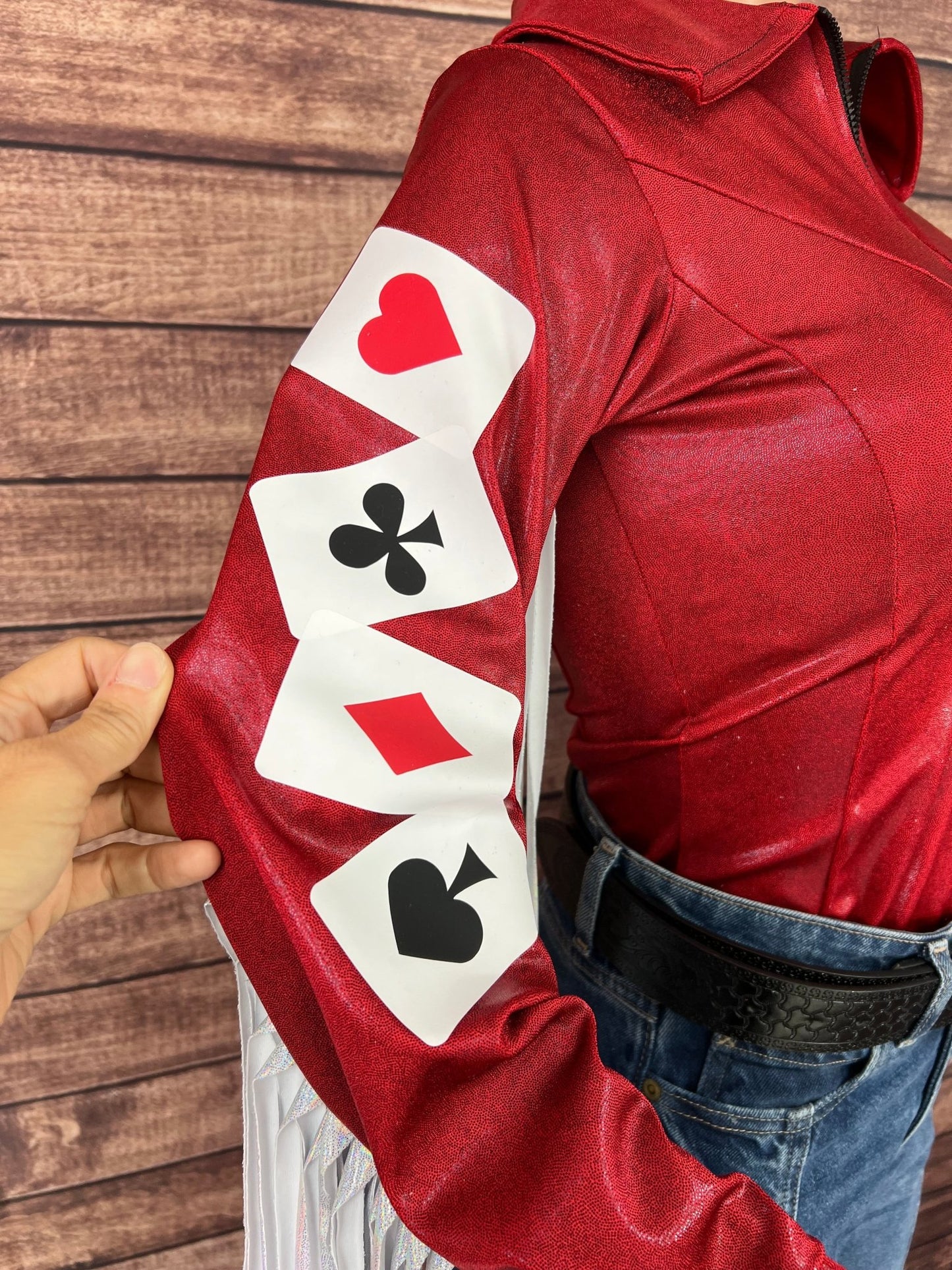 High Stakes Rodeo Shirt with Thunderbird Fringe - Riverside Rodeo Shirts
