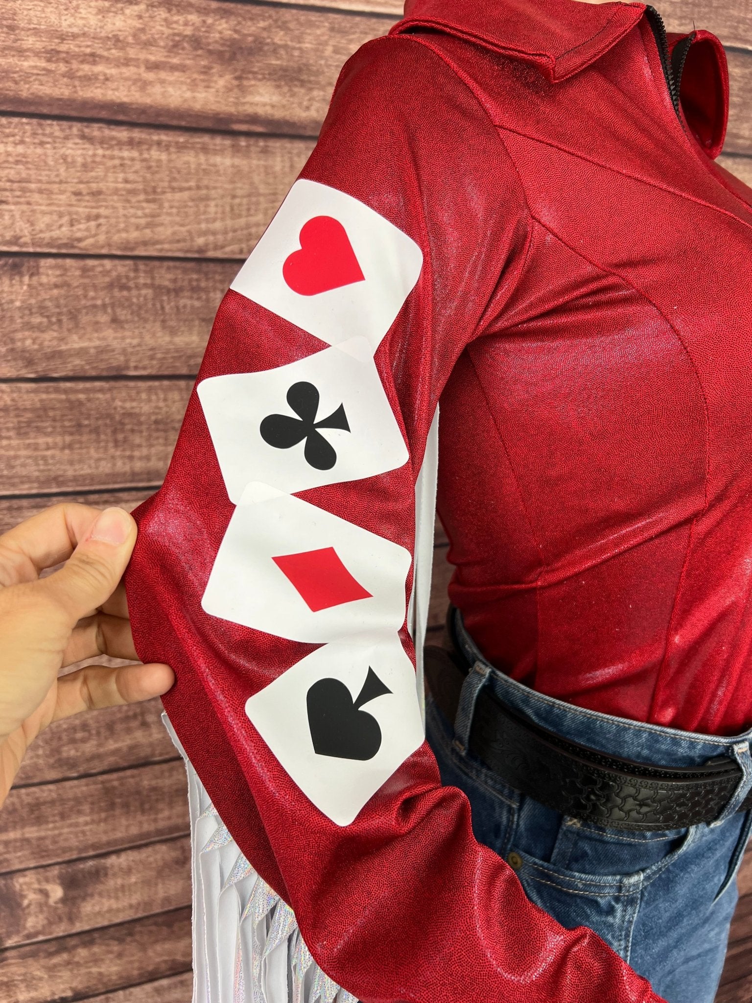 High Stakes Rodeo Shirt with Thunderbird Fringe - Riverside Rodeo Shirts