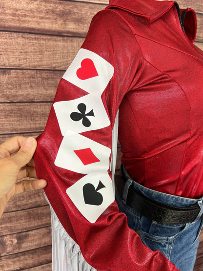 High Stakes Rodeo Shirt with Thunderbird Fringe - Riverside Rodeo Shirts