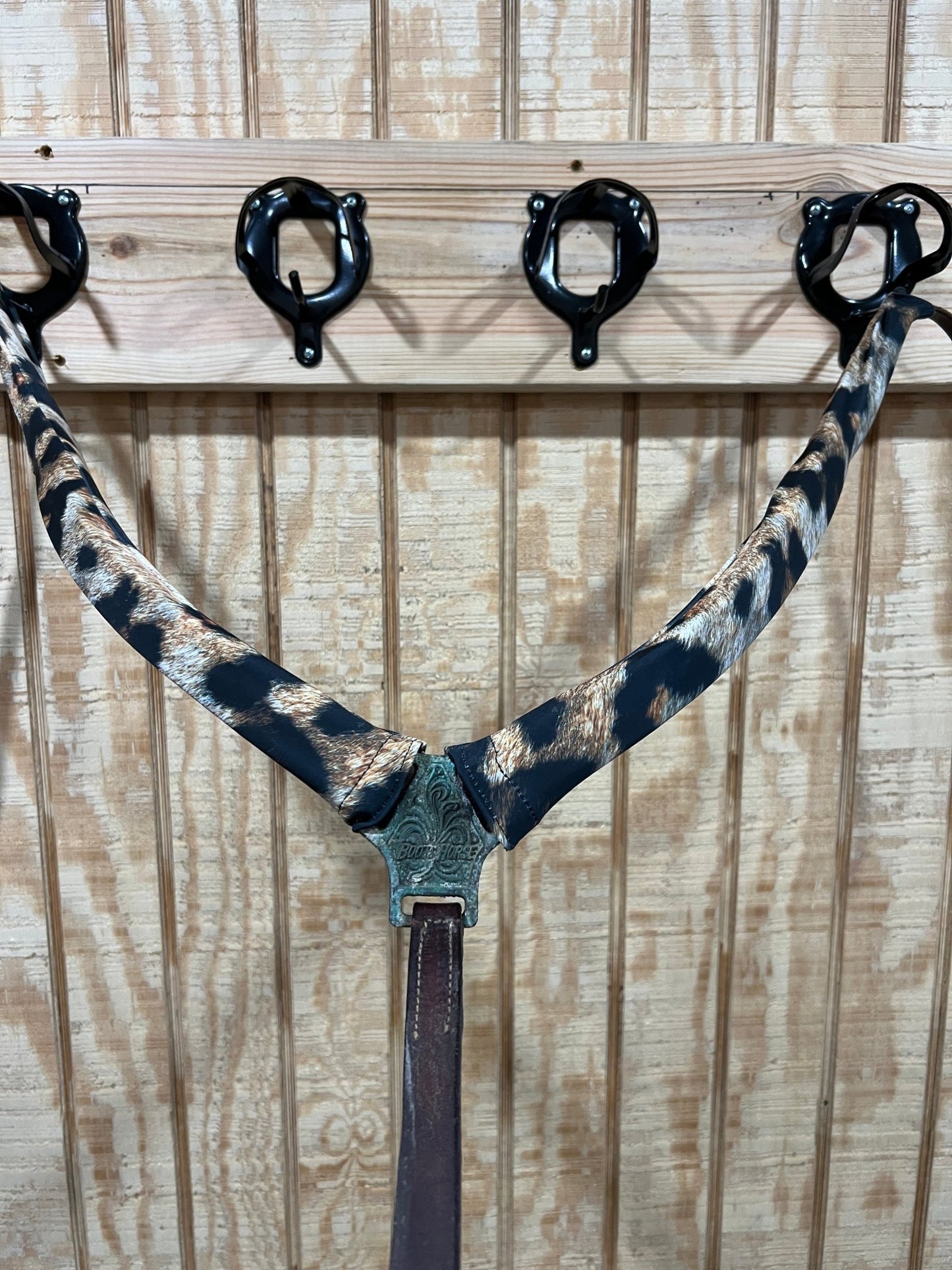 Leopard Print Breast Collar Cover (Covers ONLY) - Riverside Rodeo Shirts