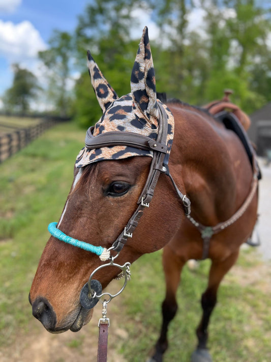Leopard Print Fly Bonnet - Riverside Rodeo Shirts