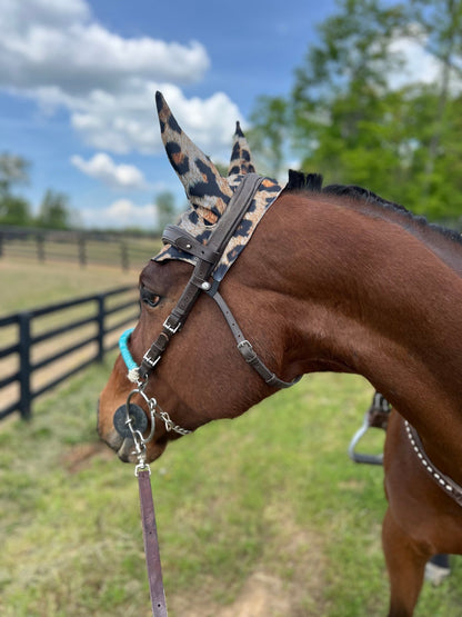 Leopard Print Fly Bonnet - Riverside Rodeo Shirts
