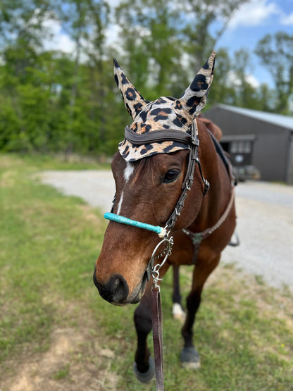 Leopard Print Fly Bonnet - Riverside Rodeo Shirts
