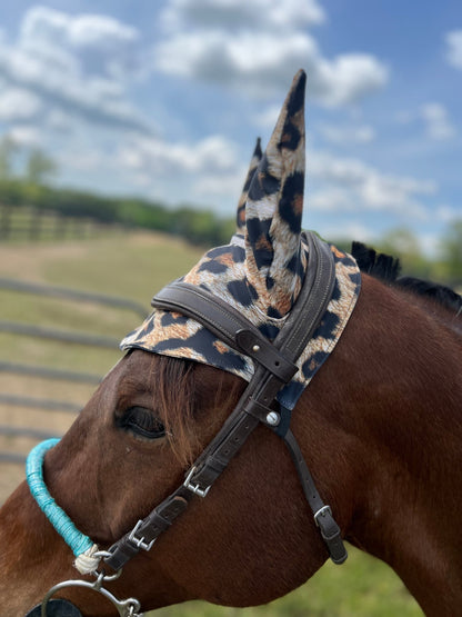 Leopard Print Fly Bonnet - Riverside Rodeo Shirts