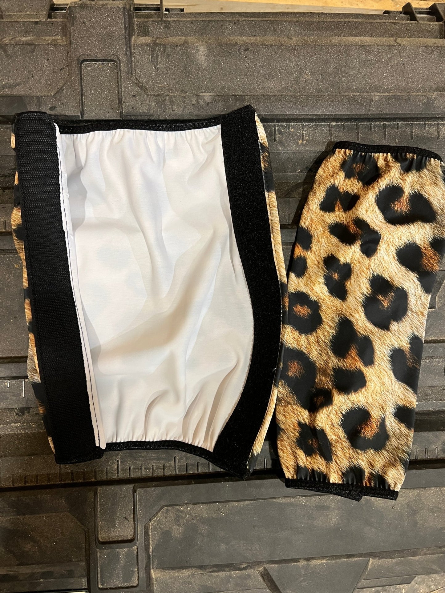 Leopard Print Velcro Sportboot Covers (Covers Only, sets of TWO) - Riverside Rodeo Shirts