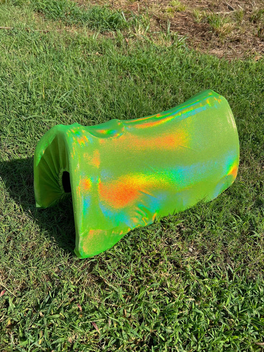 Neon Lime Green Holographic Western Saddle Pad COVER (Saddle Pad Cover Only) - Riverside Rodeo Shirts