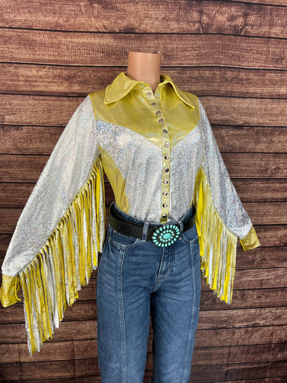 Ocala Snap Front Rodeo Shirt with Thunderbird Fringe - Riverside Rodeo Shirts
