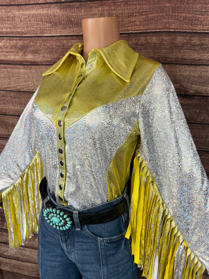 Ocala Snap Front Rodeo Shirt with Thunderbird Fringe - Riverside Rodeo Shirts