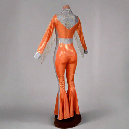 Orange Trick Rider Jumpsuit - Riverside Rodeo Shirts