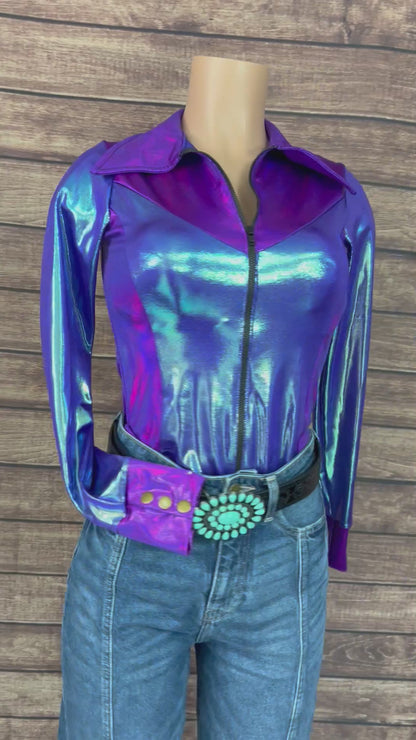 Purple Moonstone Rodeo Shirt