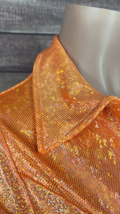 Neon Orange Rodeo Shirt