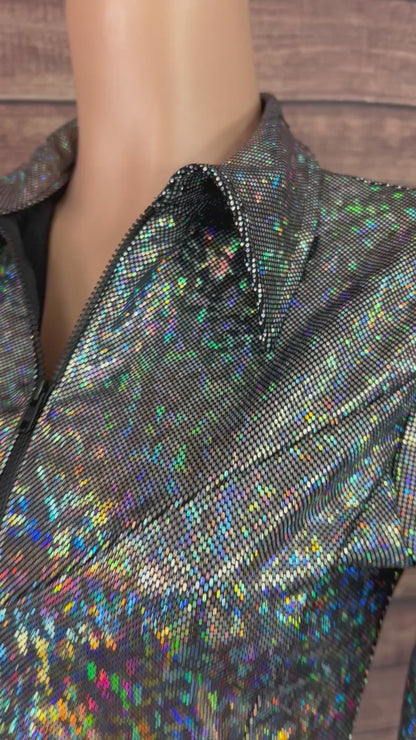 Ready To Ship MEDIUM Disco Ball Rodeo Shirt