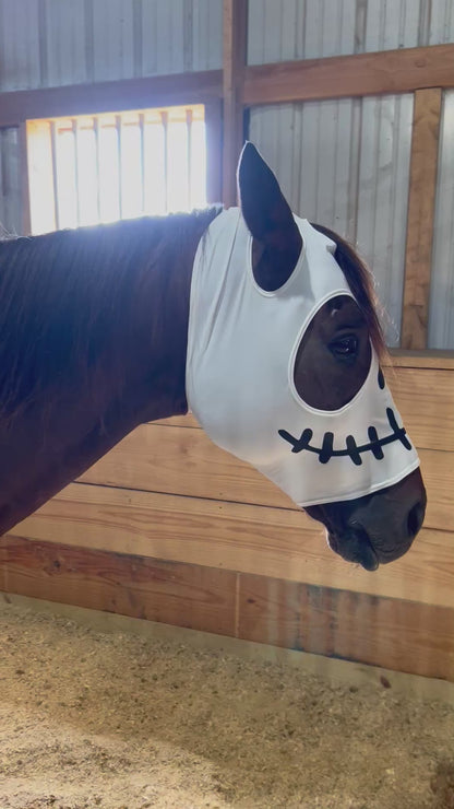 Skeleton Costume Mask for Horses