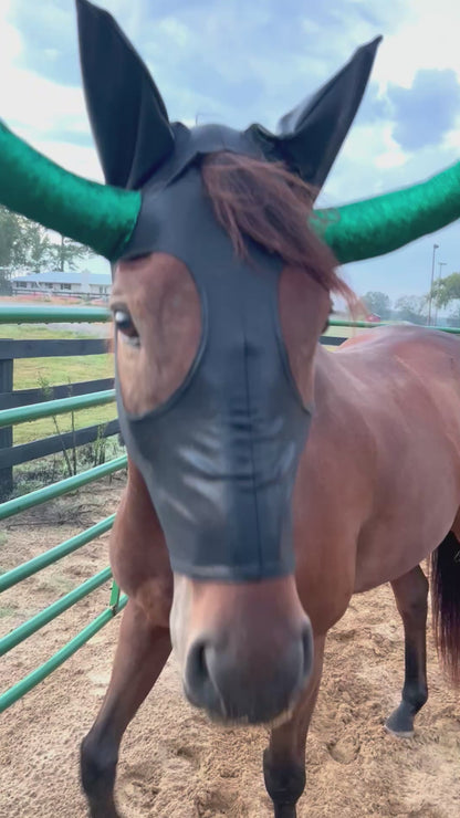 Roping Dummy Costume Mask for Horses