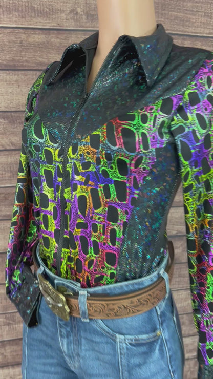 Poisonous Holographic Rodeo shirt
