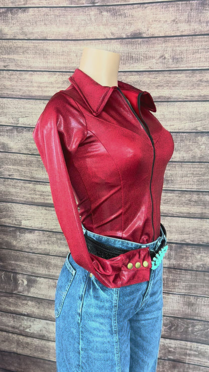 Red Rider Metallic Rodeo Shirt