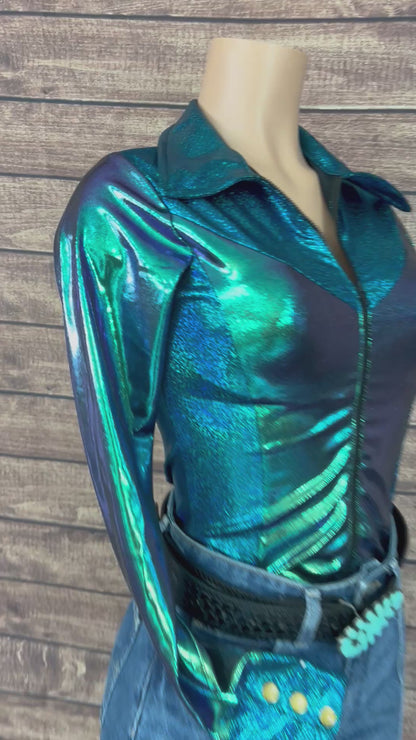 Durango Dusk Holographic Rodeo Shirt