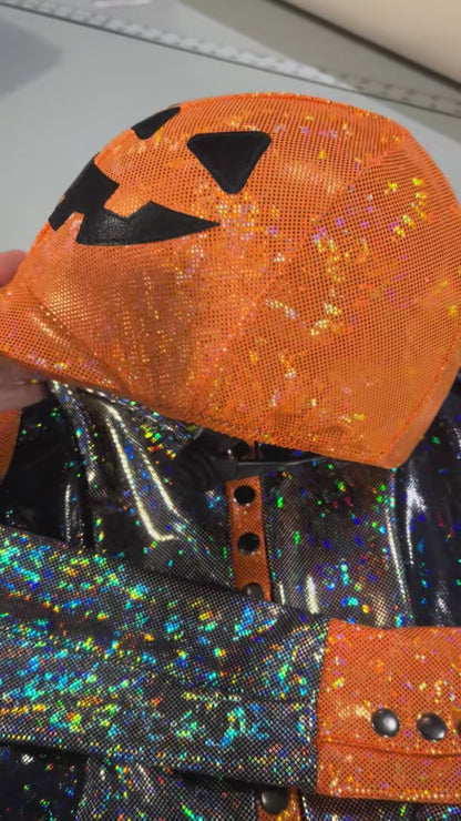 Jack-o-Lantern Helmet Cover