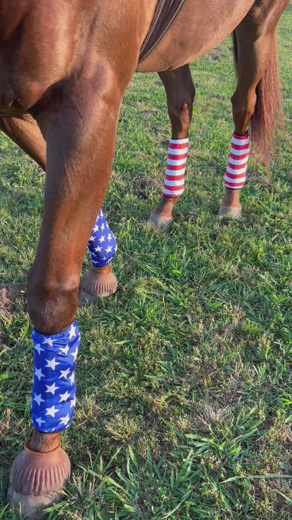 Red and White Stripe Velcro Sportboot Covers (Covers Only, sets of TWO)