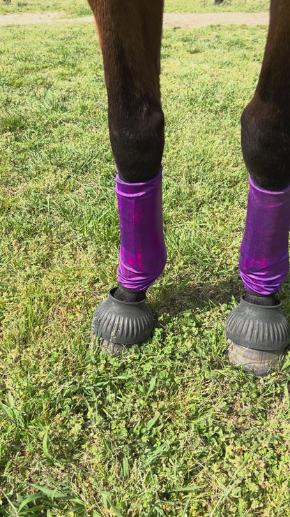 Western Saddle Pad COVER in Grape Holographic (Saddle Pad Cover Only)