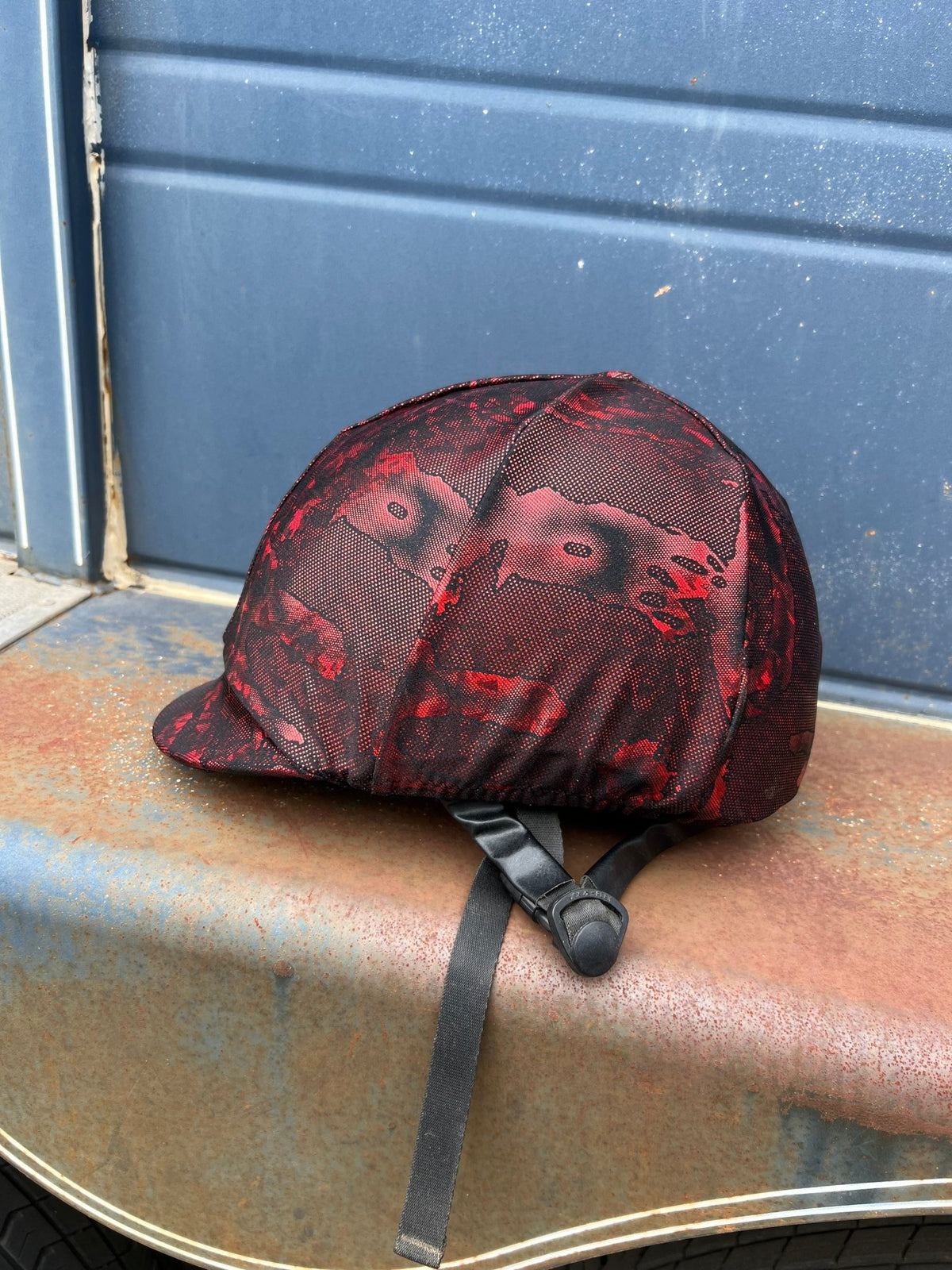 Primeval Red Helmet Cover - Riverside Rodeo Shirts