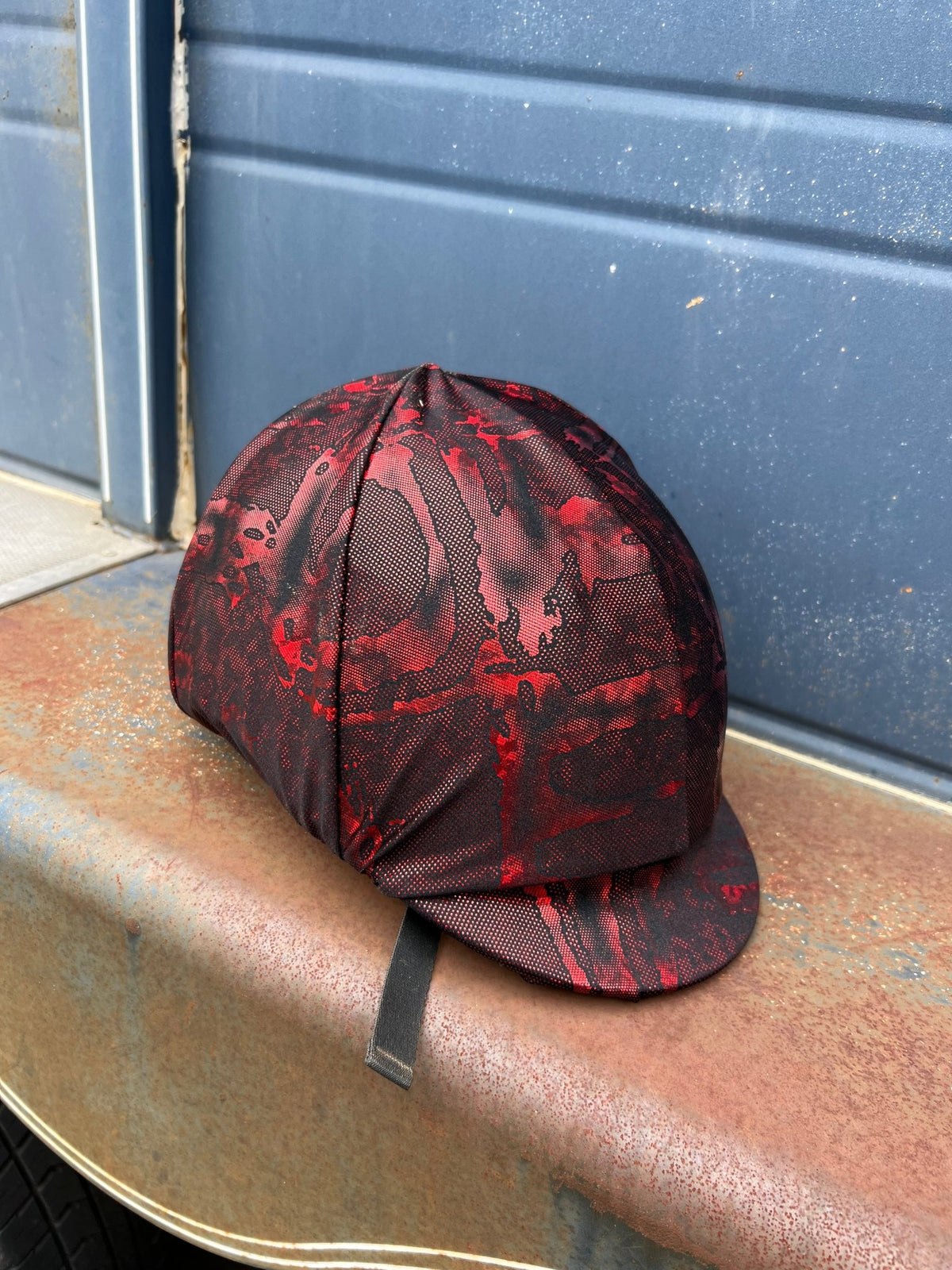 Primeval Red Helmet Cover - Riverside Rodeo Shirts