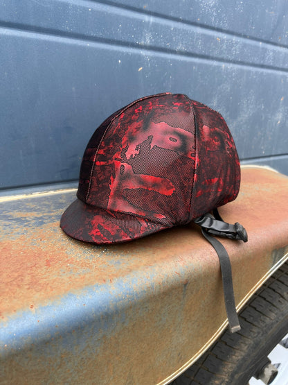 Primeval Red Helmet Cover - Riverside Rodeo Shirts