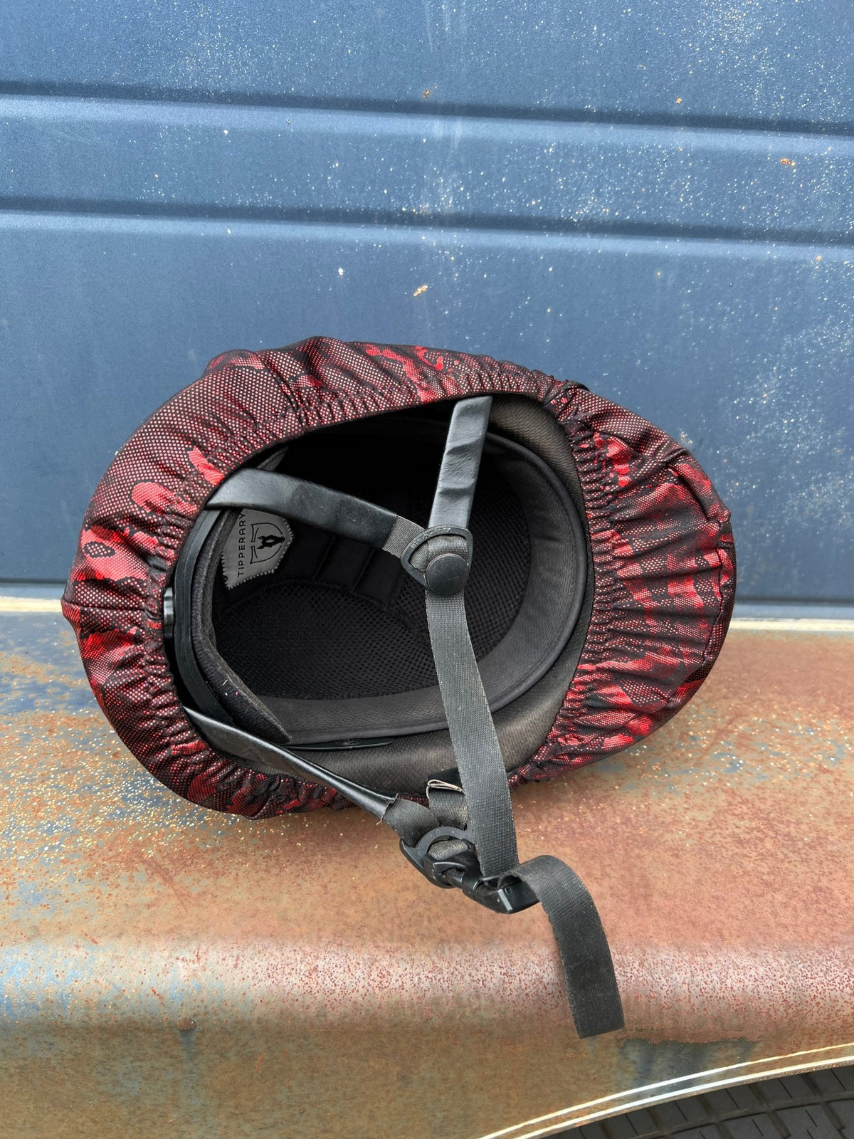 Primeval Red Helmet Cover - Riverside Rodeo Shirts