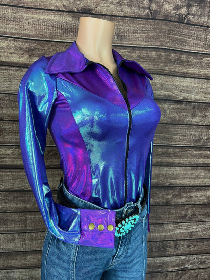 Purple Moonstone Rodeo Shirt - Riverside Rodeo Shirts