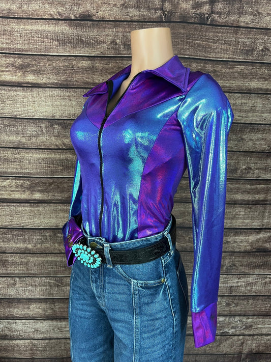 Purple Moonstone Rodeo Shirt - Riverside Rodeo Shirts