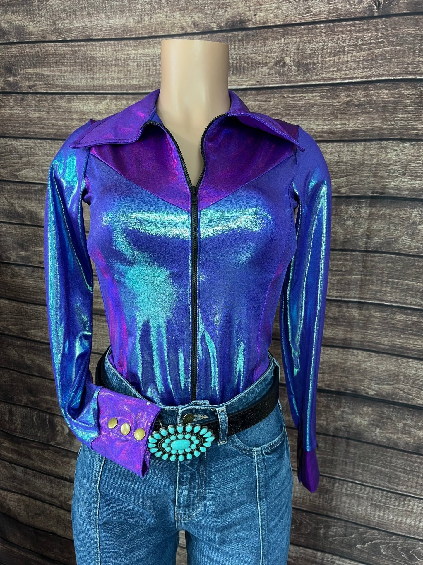 Purple Moonstone Rodeo Shirt - Riverside Rodeo Shirts