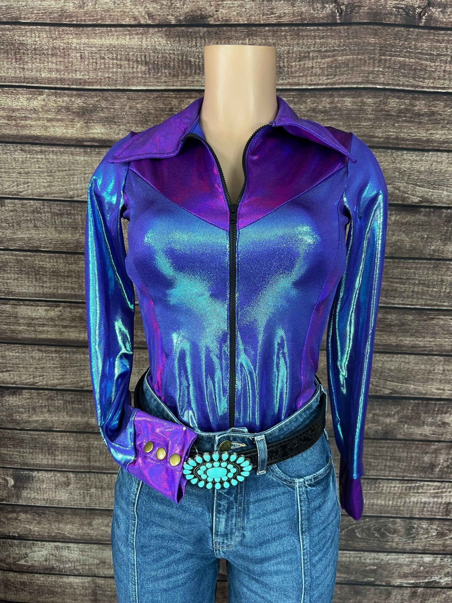 Purple Moonstone Rodeo Shirt - Riverside Rodeo Shirts