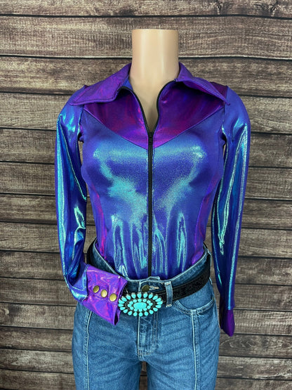 Purple Moonstone Rodeo Shirt - Riverside Rodeo Shirts