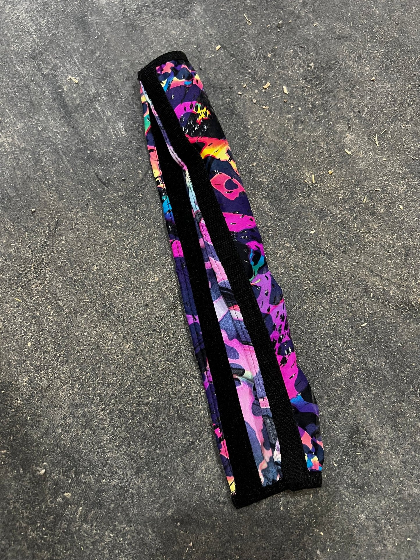 Rainbow Leopard Browband or Noseband Cover (ONE Cover Only) - Riverside Rodeo Shirts