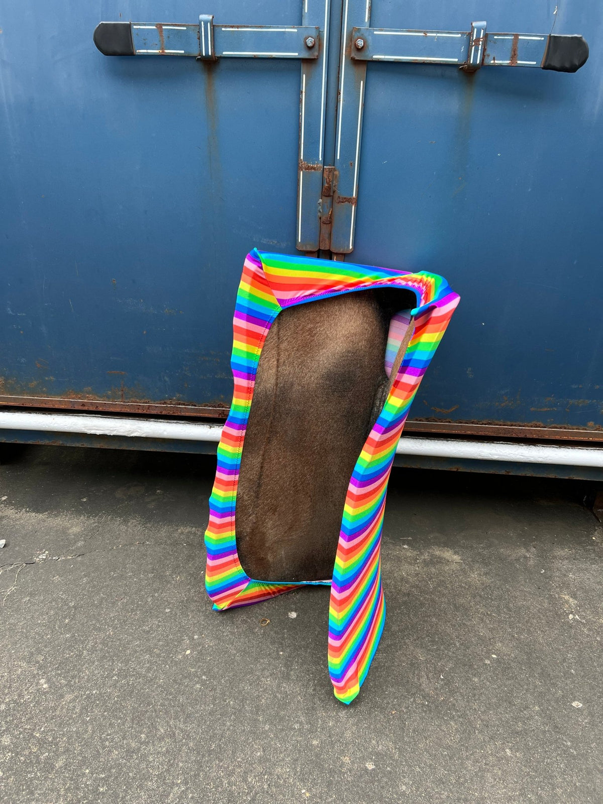 Rainbow Stripe Western Saddle Pad COVER (Saddle Pad Cover Only) - Riverside Rodeo Shirts