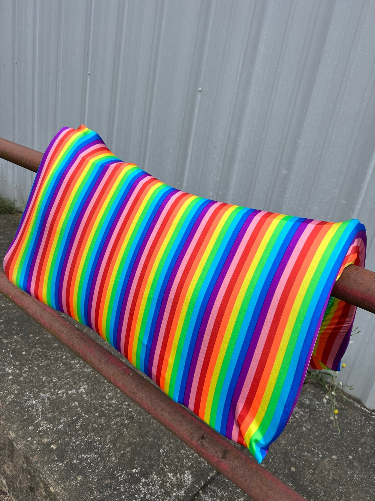 Rainbow Stripe Western Saddle Pad COVER (Saddle Pad Cover Only) - Riverside Rodeo Shirts