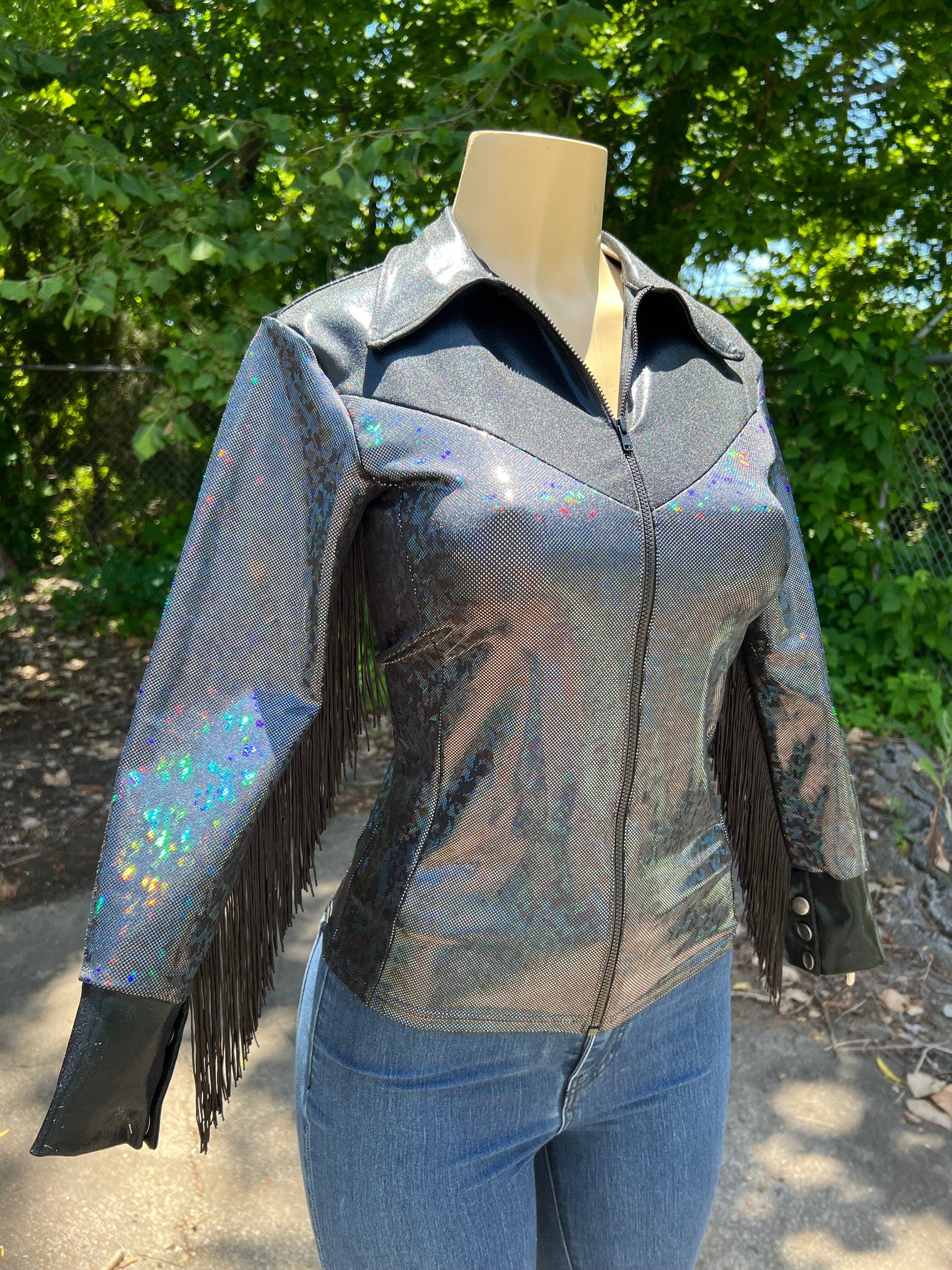 Black Kaleidoscope Rodeo Shirt - Riverside Rodeo Shirts