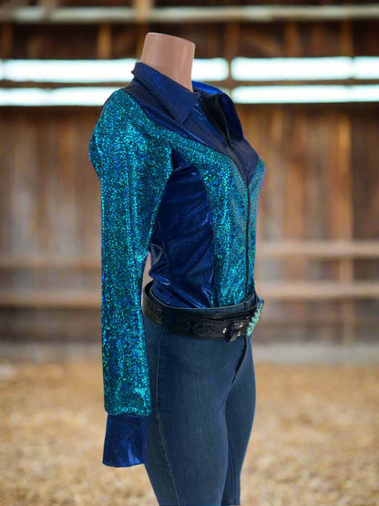 Desert Jewel Zipper Front Rodeo Shirt - Riverside Rodeo Shirts
