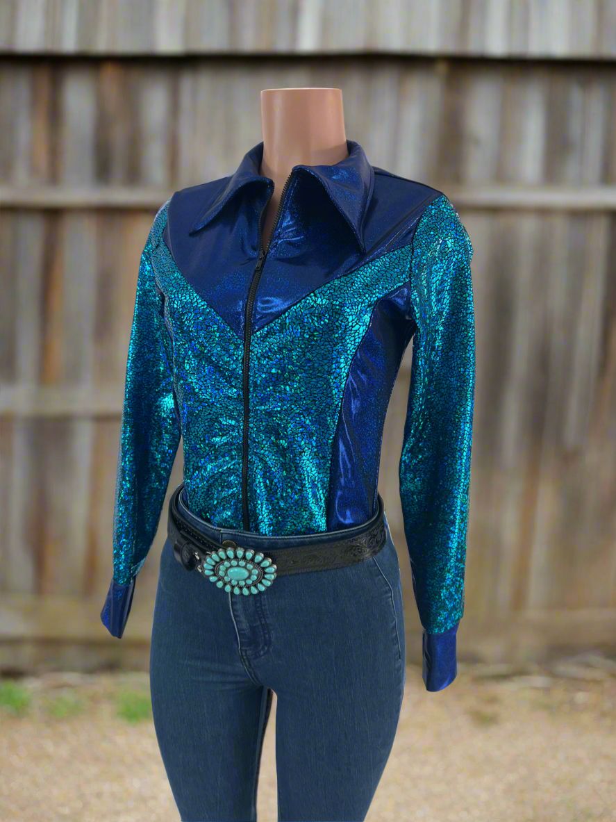 Desert Jewel Zipper Front Rodeo Shirt - Riverside Rodeo Shirts