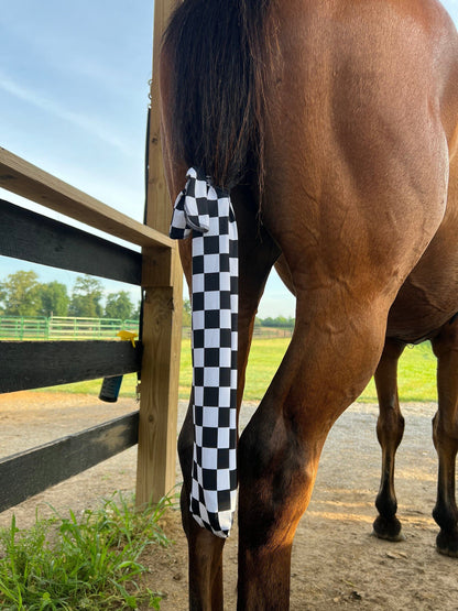 Checkered Tail Bag - Riverside Rodeo Shirts